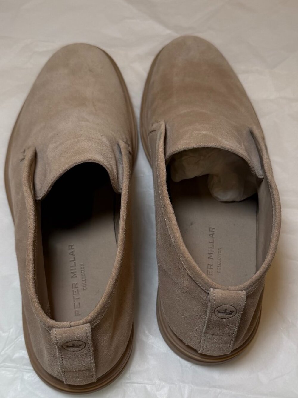 Peter Millar Collection Blond Suede Excursionist Chukka Boot Slip On